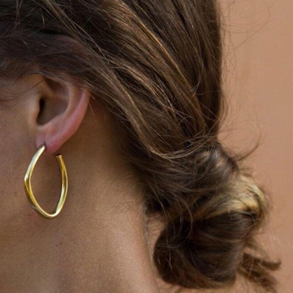The Secret Pine Jewelry - **LEIGHTON* Irregular Shape Gold Fashion Earrings